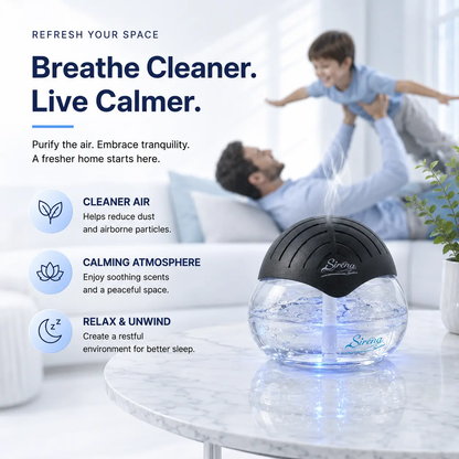 Sirena Twister Water Air Purifier with LED Night Light