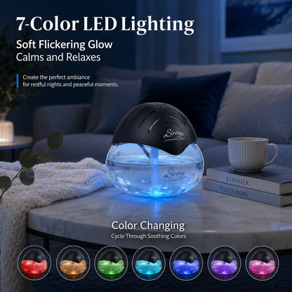 Sirena Twister Water Air Purifier with LED Night Light