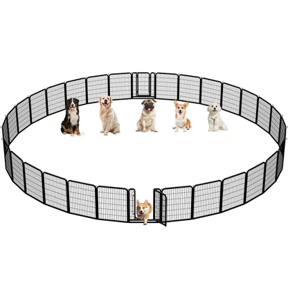 [Heavy Duty] Dog Playpen6/8/12/16 Panels Metal Pet Playpen