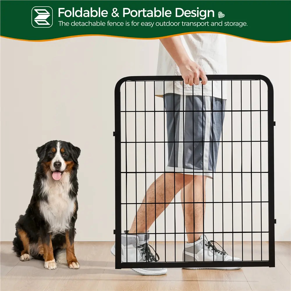 [Heavy Duty] Dog Playpen6/8/12/16 Panels Metal Pet Playpen